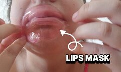 Trying a Lip Mask for the First Time