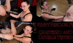 Chastised and Double Anal Fisting 4K ft Latex Mistress Lith Maz Morbid @mazmorbidfetish