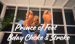 Prince Of Feet Choke & Stroke