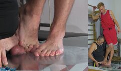 Jamie Cock Trampling On A Glass Table HD Full Video 35 Mins