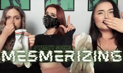 Sweaty Smelly Socks and Feet Junkie Mesmerized by Mika Kedi, Saint Shinaina and Mistress Karino [MP4 4K]