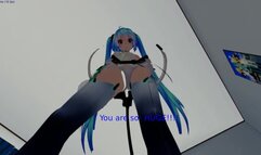 Giantess Miku wants to Play with you [sizebox]