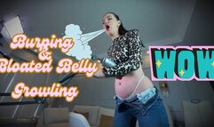 Burping and Bloated Belly Growling