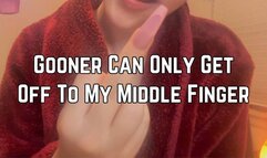 Phoenix Bates Gets Off To The Gooner Turned On By Her Middle Finger 4k HD - Acrylic Nails - Femdom - Middle Finger