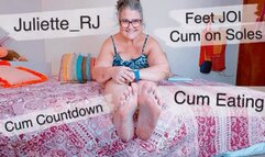 Juliette_RJ delicious Bed JOI with Cum Eating instructions - FOR MOBILE DEVICES USERS - SOLO FEMALE - FOOT FETISH - CUM COUNTDOWN - CUM EATING - THICK SOLES