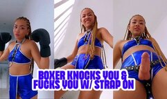 Boxer knocks you and fucks you with strap on - Lissa