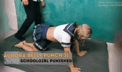 Aurora belly punch 31 - Schoolgirl Punished