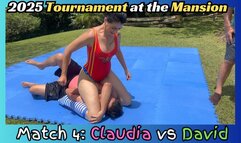 Fight 4 - Tournament at the Mansion: Claudia vs David