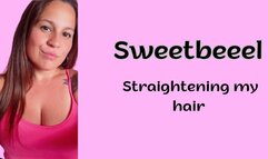 Straightening hair