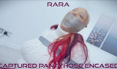 Rara's Pantyhose Nightmare: Captured and Encased H264 MP4 HD ( duct tape, tied up, restrained, silenced, massive duct tape wrap gag, stocking, red bodystocking, encased, bondage, gagged, muffled )