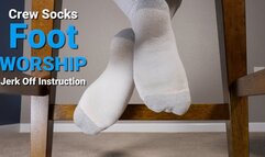 Jerk Off to My White Crew Socks Under Chair Feet Worship JOI - Kylie Jacobsx - MP4 1080p HD