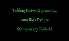 Ama Rios Feet are SO Incredibly Ticklish