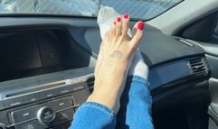 Pink Nails Car Play Between Classes