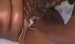 Horny thick ebony loves by dick pounding her pussy so deep