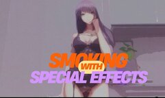 Smoking and anime