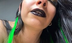 Goth Latin Jewess WONT blow you starring Lethallabias Luscious Lips