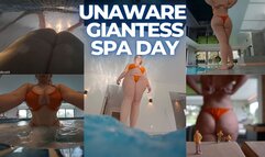 Unaware Giantess Spa Day