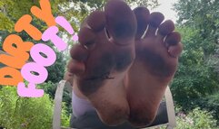 Dirty foot