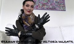 Wristwatches and Long Leather Gloves Styling Joi Lady Victoria Valente