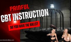 Painful CBT Instruction from Two Mean Girls - Do you have the balls?