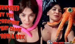 HENTAIED BY THE CREATURE THAT CAME FROM A BOX (full movie) - vicious octopus drags Elsa into the nether to fuck her with tentacles and cum on holes