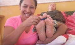 Eli, the Tickling Master: Can Memy's Delicate Feet Resist It?