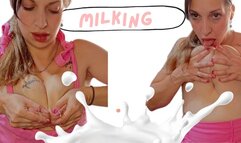 Milking milk Sweet, Warm Milk for You