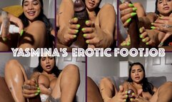 Yasmin's erotic footjob