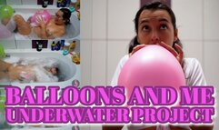 Balloons And Me Underwater Project