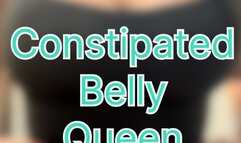 Constipated belly button massage