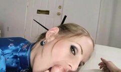 Deepthroat Babe Blowjob and Pussy Fucked