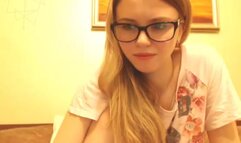 NN Teen Girl Teasing On Her Webcam