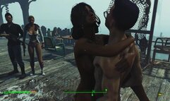 Porn with Fishermen at the Local Port. Hard Workers are Happy with a new Whore | PC Gameplay