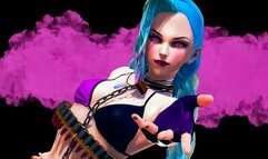 Jinx IS HAVING FUN IN THE BASEMENT | 3D Hentai League of Legends