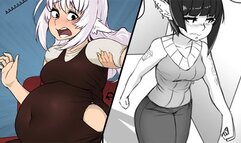 No Lunch Break - Episode 4 - Weight Gain Comic Belly Inflation