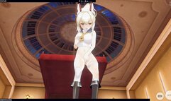 3D HENTAI Ayanami from Azur Lane Masturbation and Cum