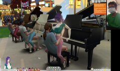 The Sims 4:6 People Playing the Piano for Sex