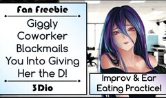 [3dio] [improv Practice] [ear Eating] Giggly Coworker you into Giving her the D!