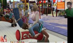 The Sims 4:6 People on the Boxing Sandbag Crazy Sex