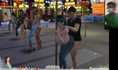 The Sims 4:8 People Pole Dancing Hot Sex