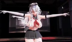 MMD R18 KanCole Adult Hibiki Ghost thanks Dance SEX 3D Hentai