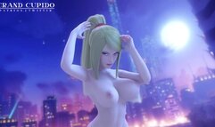 Animation. Nude Samus Street Dance [grand Cupido]( Metroid )