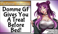Domme GF gives you a Treat before Bed