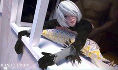 [Blacked] 2B Fuck on the window [Grand Cupido]( Nier Automata )