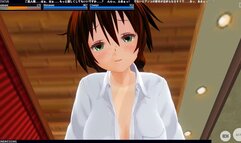 3D HENTAI POV redhead little sister rides your dick