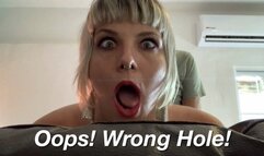 OOPS! WRONG HOLE! / Stuck Stepmom Gets UNEXPECTED ANAL FUCK