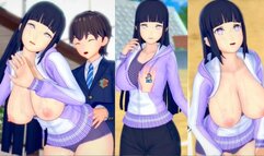 [Hentai Game Koikatsu! ]Have sex with Big tits Naruto Hinata Hyuga.3DCG Erotic Anime Video.