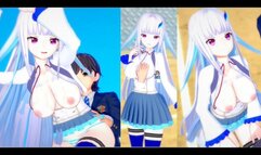 [Hentai Game Koikatsu! ]Have sex with Big tits Vtuber Lize Helesta.3DCG Erotic Anime Video.