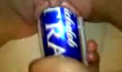 Beer can dildo