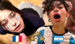Argentina World Champion, Fan Fucks French After FINAL - Meg Vicious
